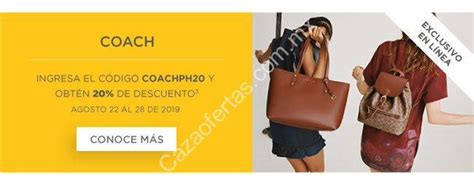 codigo de descuento en coach outlet